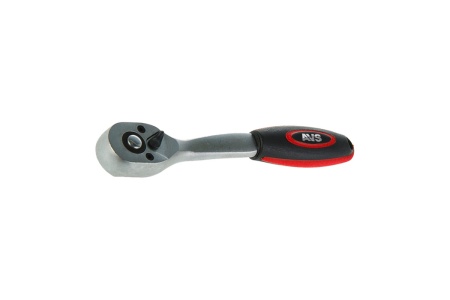 Трещоточная рукоятка AVS 1/4DR 72 зубца пластиковая ручка RH11472 A07937S