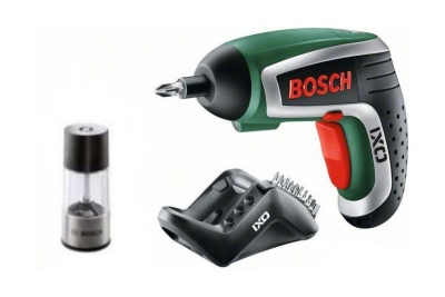 Аккумуляторный шуруповерт Bosch IXO Spice с насадками 0.603.981.007