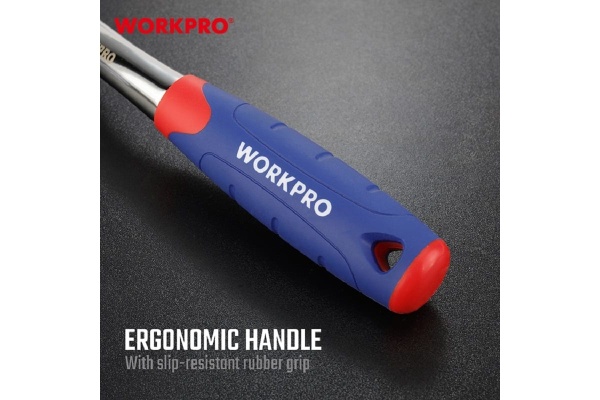 Трещоточный ключ WORKPRO 3/8, 2Х скорость WP271013
