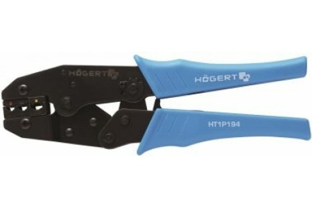 Пресс-клещи для клемм HOEGERT TECHNIK диапазон: от 0.5 до 6.0 мм2 20-10 AWG HT1P194