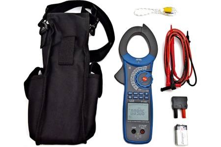 Профессиональные токовые клещи для измерения постоянного и переменного тока СЕМ DT-3352 480427