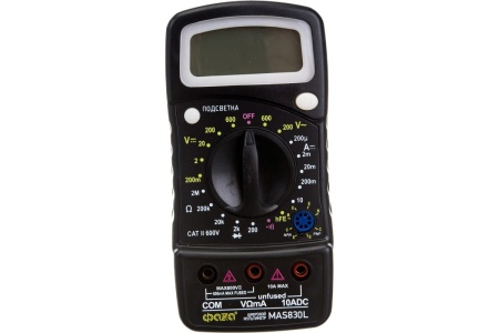 Цифровой мультиметр ФАZА MAS830L 5000490