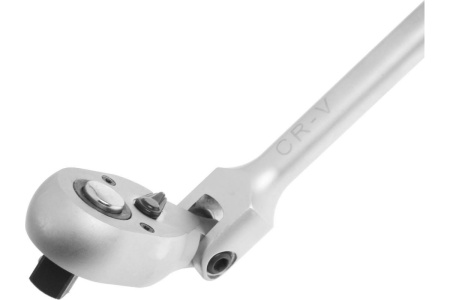 Вороток TUNDRA с трещоткой, квадрат 1/2", поворотная головка, 72 зуба, CrV 1799953