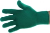 Перчатки Россия нейлон, 13 класс, цвет изумрудный, L 67823