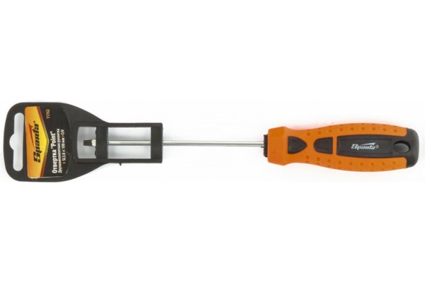 Отвертка SL3.0х100мм, CrV, 2-х компонентная рукоятка SPARTA Point 11762