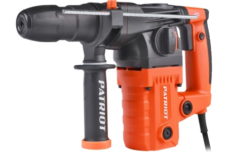 Перфоратор PATRIOT RH 327 SDS+, мощность 1350 Вт, 3 режима работы, макс.диаметр 30 мм, набор буров и долот, глубиномер, кейс 140301337