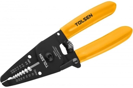 Клещи TOLSEN для зачистки проводов 160мм 38051