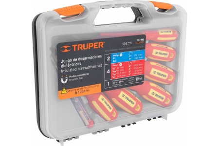 Набор диэлектрических отверток Truper DTJ-7D 7 предметов 14196