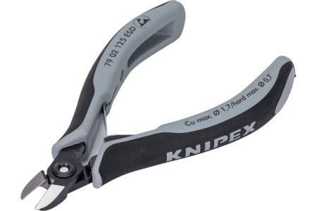Прецизионные антистатические бокорезы Knipex для электроники ESD 125 мм KN-7902125ESD