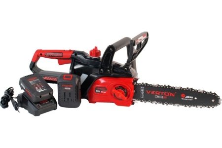 Аккумуляторная бесщеточная цепная пила VERTON Garden Green Pro BCS-2012 01.14201.14202