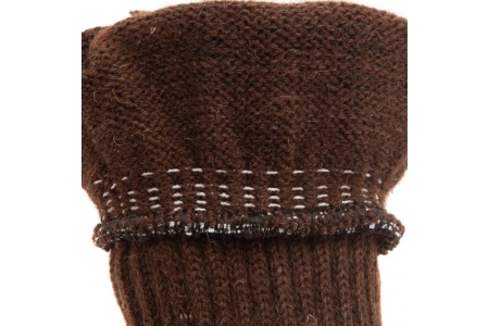 Трикотажные двойные перчатки Сибртех верблюжья и овечья шерсть, ПВХ покрытие 68635