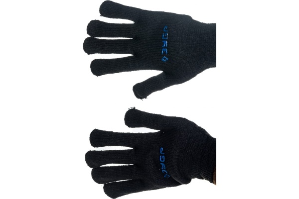 Трикотажные утеплённые перчатки ЗУБР МПП-7 р. L-XL, 10 шт 11462-H10