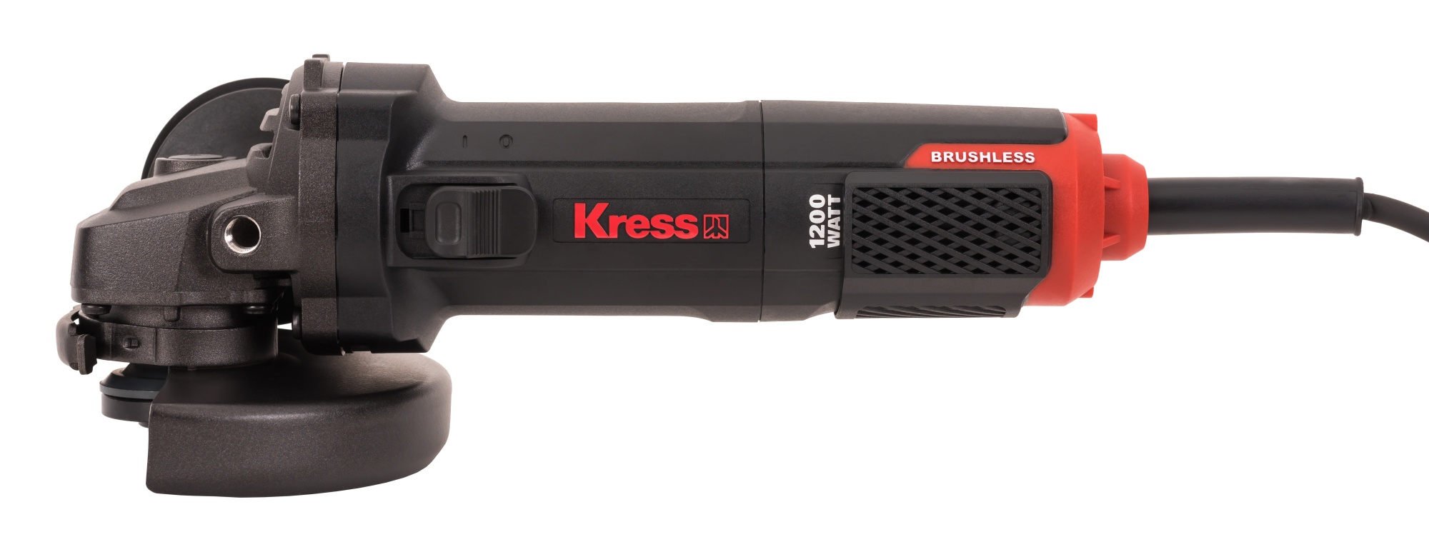 Углошлифовальная машина бесщеточная KRESS KUS26, 1200Вт, 125мм, коробка