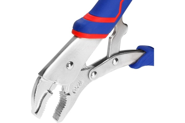 Зажимные клещи WORKPRO 250 мм, 10 дюймов, CR-V, с изогнутыми губками WP231074