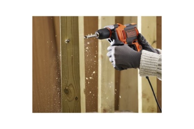 Электронная ударная дрель Black&Decker Omega BEH710K-QS