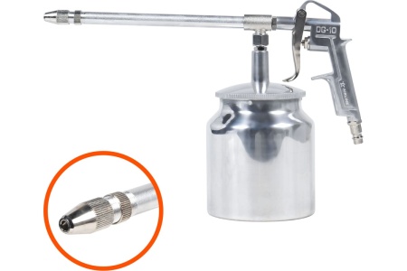 Моечный/мовильный пистолет Airline ПМ5 металл, бачок байонет 850 мл PRO ATBU061