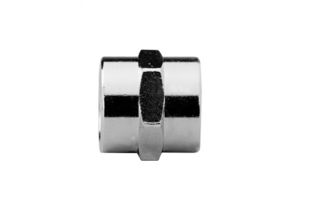 Переходник-муфта с двухсторонней цилиндрической внутренней резьбой: F 1/8" - F 1/4" Walcom 14204