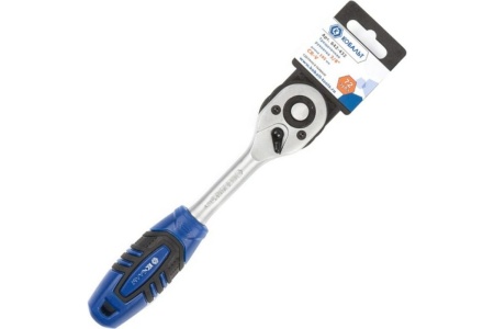 Трещоточная рукоятка 1/2, 250мм, 72зуба КОБАЛЬТ 642-395