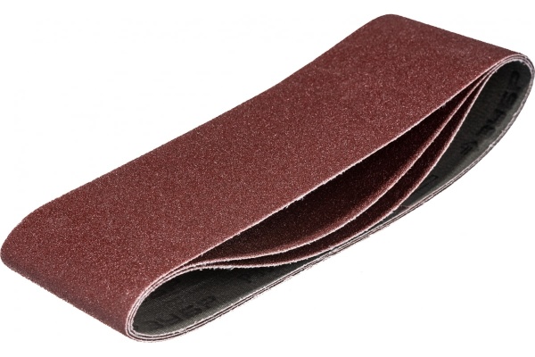 Лента шлифовальная "МАСТЕР" 3 шт. (75х533 мм; P80) для ЛШМ Зубр 35542-080