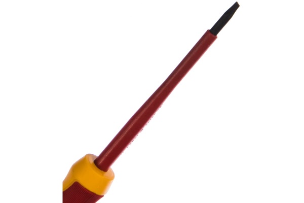 Диэлектрическая отвертка KENDO SL 4х0.8 мм, 100 мм, CrV 20404 00000073130