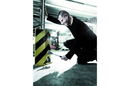 Трещоточный ключ с функцией молотка Koloss 8002 C 1/2" Wera WE-003692