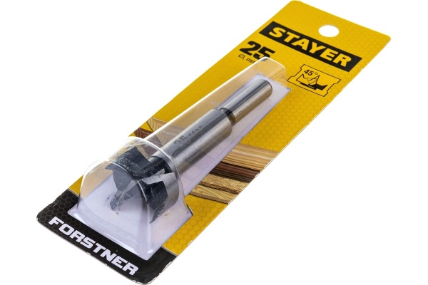 Сверло Форстнера STAYER Forstner по дереву 25 мм 29985-25_z01