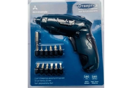 Аккумуляторная отвертка Accesstyle bsp-b/3,6-1300/bps BSP-B/3.6-1300/BPS