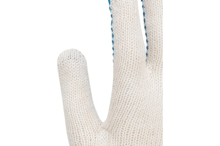 Трикотажные перчатки с пвх точкой Россия 7 класс вязки 677745