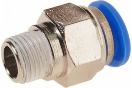 Фитинг для пластиковых трубок (12 мм; 1/4М) ROCKFORCE RF-SPC12-02