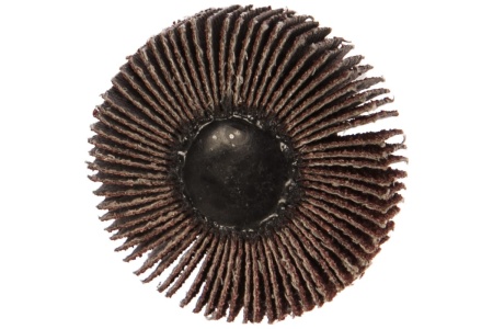 Валик лепестковый со шпинделем (40x10x6 мм; P60) GLOB ЛВШ40x10x6P60