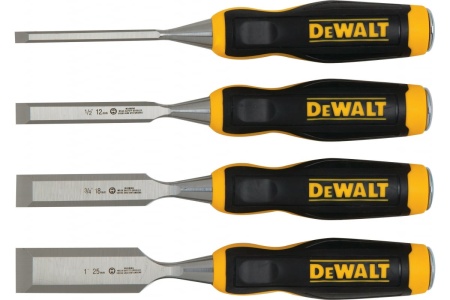 Набор стамесок DEWALT 4 шт, 6, 12, 18, 25 мм DWHT0-16063