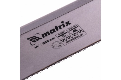 Обушковая пила по дереву для стусла MATRIX 350 мм, двухкомпонентная рукоятка 23148