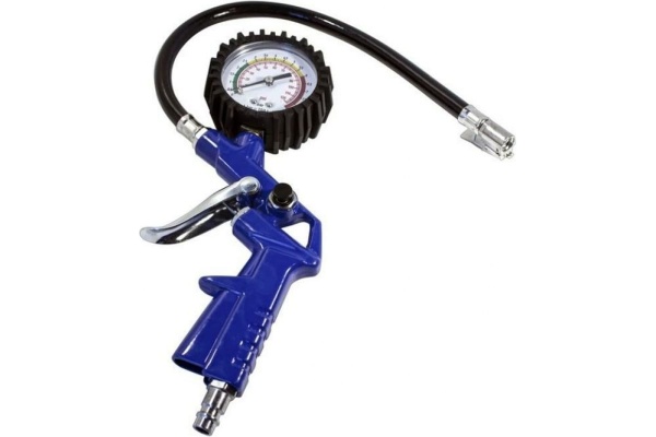 Пистолет для подкачки шин с манометром FORCEKRAFT FK-STG-26 50355