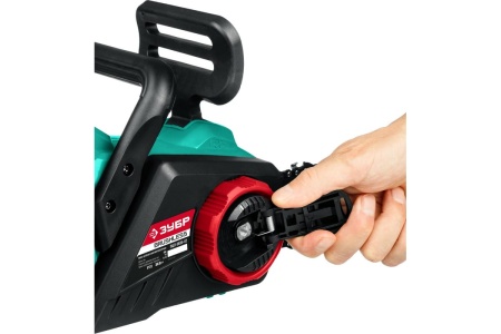 Бесщеточная цепная пила ЗУБР 2x18 В, 4 А*ч ПЦЛ-3635-42