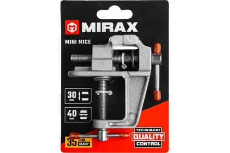 Настольные тиски для точных работ MIRAX, 40 мм 32472-40