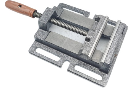 Станочные тиски TORNERI для сверлильных станков неповоротные L губок 125 мм, серия Q19125 045779