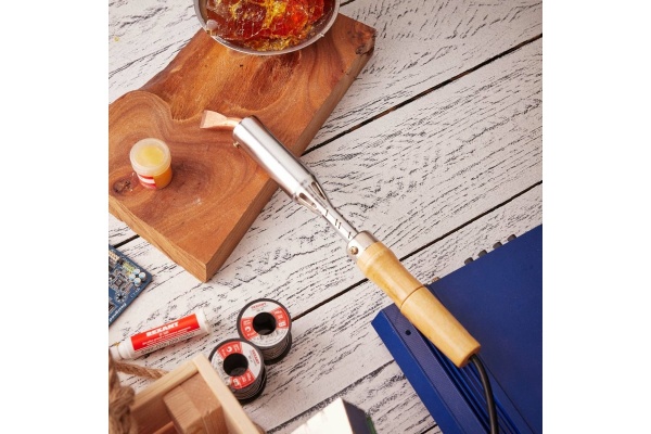 Паяльник REXANT ПД 220 В 200 Вт деревянная ручка 12-0211