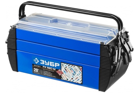 Ящик металлический ДОКА 20" для инструмента Зубр 38163-20