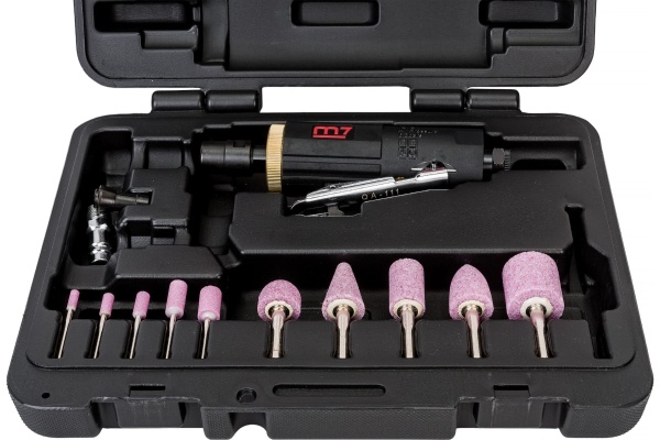 Пневматическая бормашина шарошка с набором принадлежностей MIGHTY SEVEN QA-0115A