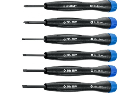 Набор отверток для точных работ, 6 шт ЗУБР TX-6 25658-H6_z01