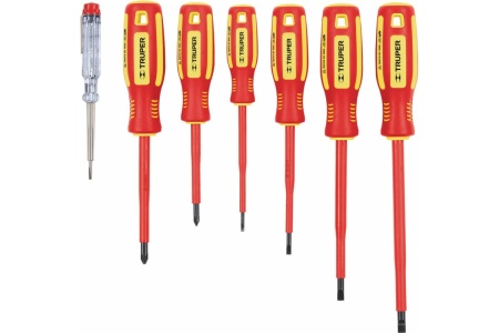 Набор диэлектрических отверток Truper DTJ-7D 7 предметов 14196