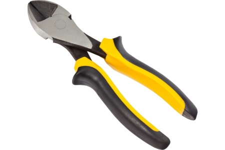 Усиленные боковые кусачки 180мм, изолированные 2-компонентные ручки, полированные GRIFF 026323