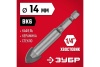 Сверло по стеклу и кафелю ЗУБР 2-х резцовый, 14 мм, шестигранный хвостовик 29840-14