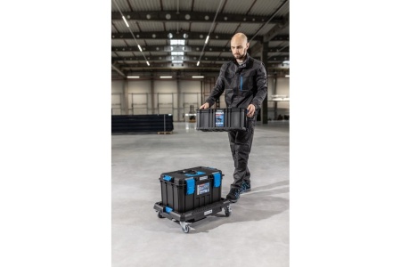 Транспортная платформа для модульной системы ящиков HOEGERT TECHNIK 585x440x145 мм HT7G504 Транспортная платформа для модульной системы ящиков HOEGERT TECHNIK 585x440x145 мм HT7G504
