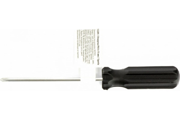 Отвертка SPARTA PH0х75 мм 13209