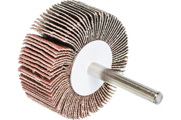 Круг шлифовальный веерный лепестковый (50х20 мм; P100; тип КЛО) Зубр 36601-100