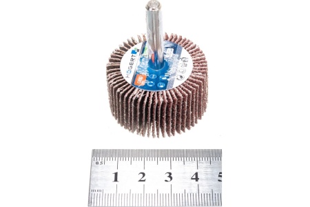 Круг шлифовальный лепестковый радиальный (40x20 мм; хвостовик 6 мм; P80) HOEGERT TECHNIK HT8D003