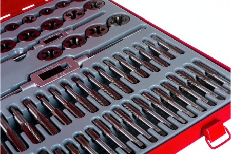 Набор метчиков и плашек Matrix М2-М18 110 шт 773110