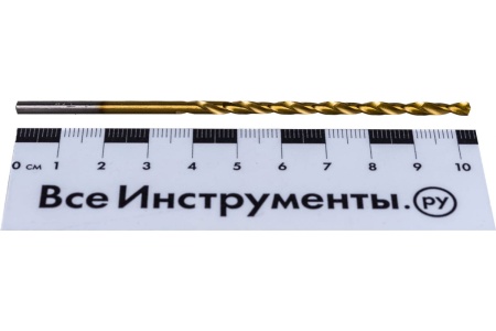 Сверло (10 шт; 3.2х102 мм; HSS) по металлу Fit 34232