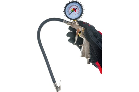 Пистолет для подкачки шин с манометром Русский Мастер TG-4 РМ-92911